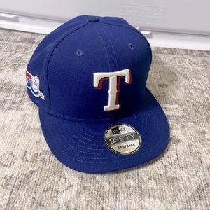 Texas Rangers SnapBack baseball cap fitted, New Era, never worn, one size